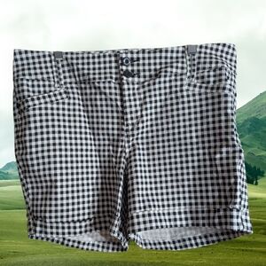 torrid Black and White Gingham Shorts